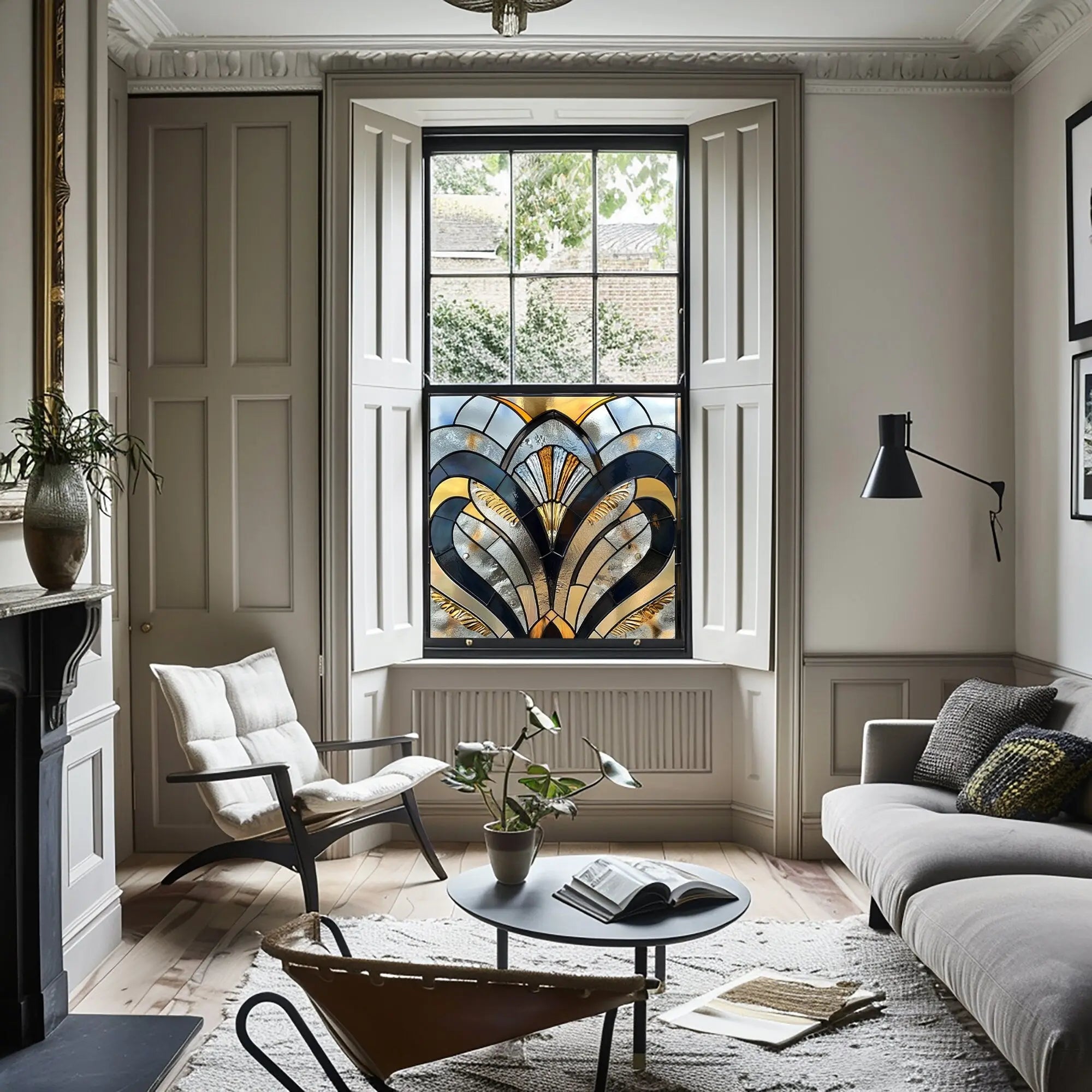 Vasia Privacy Stained Glass Window Film Creative Windows