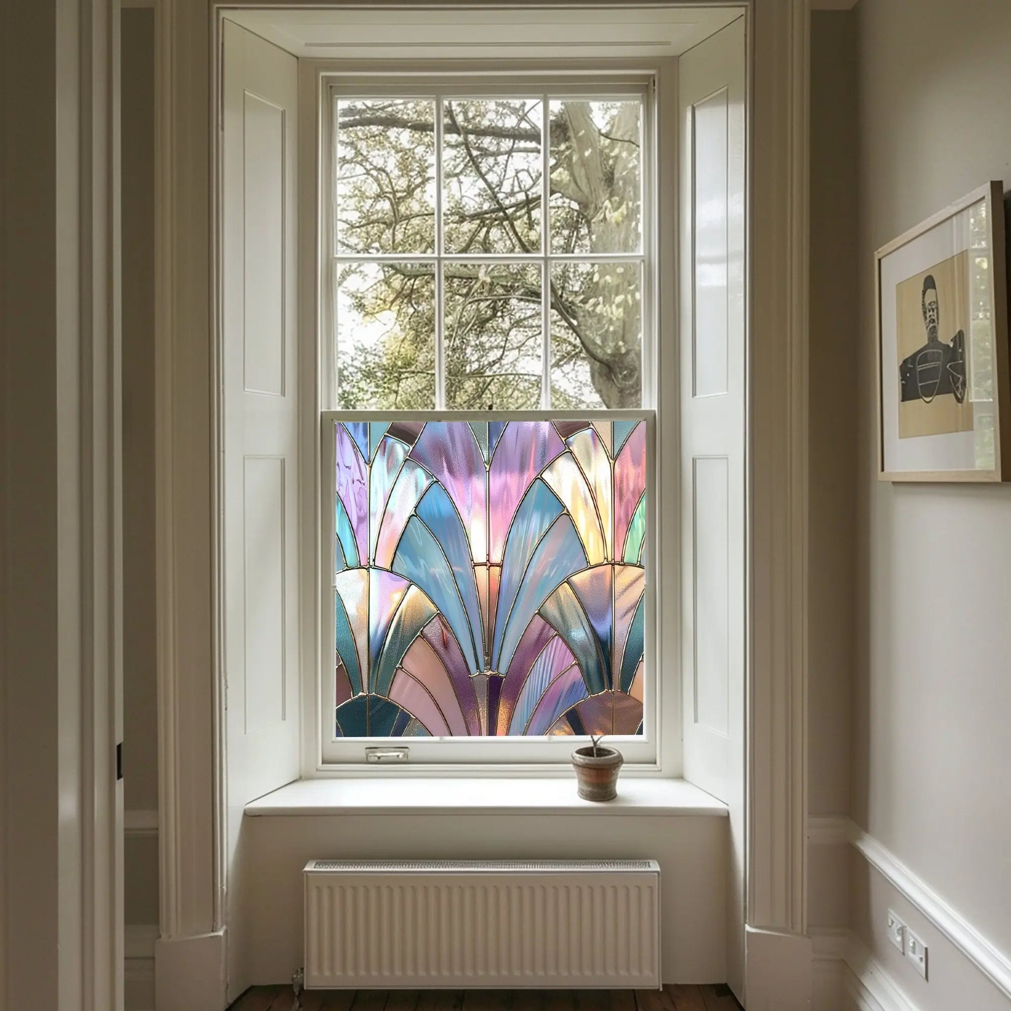 Salorno Privacy Stained Glass Window Film Creative Windows