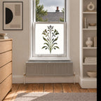 Privacy Window Film, Decorative Floral Cut Out Frosted Window Film