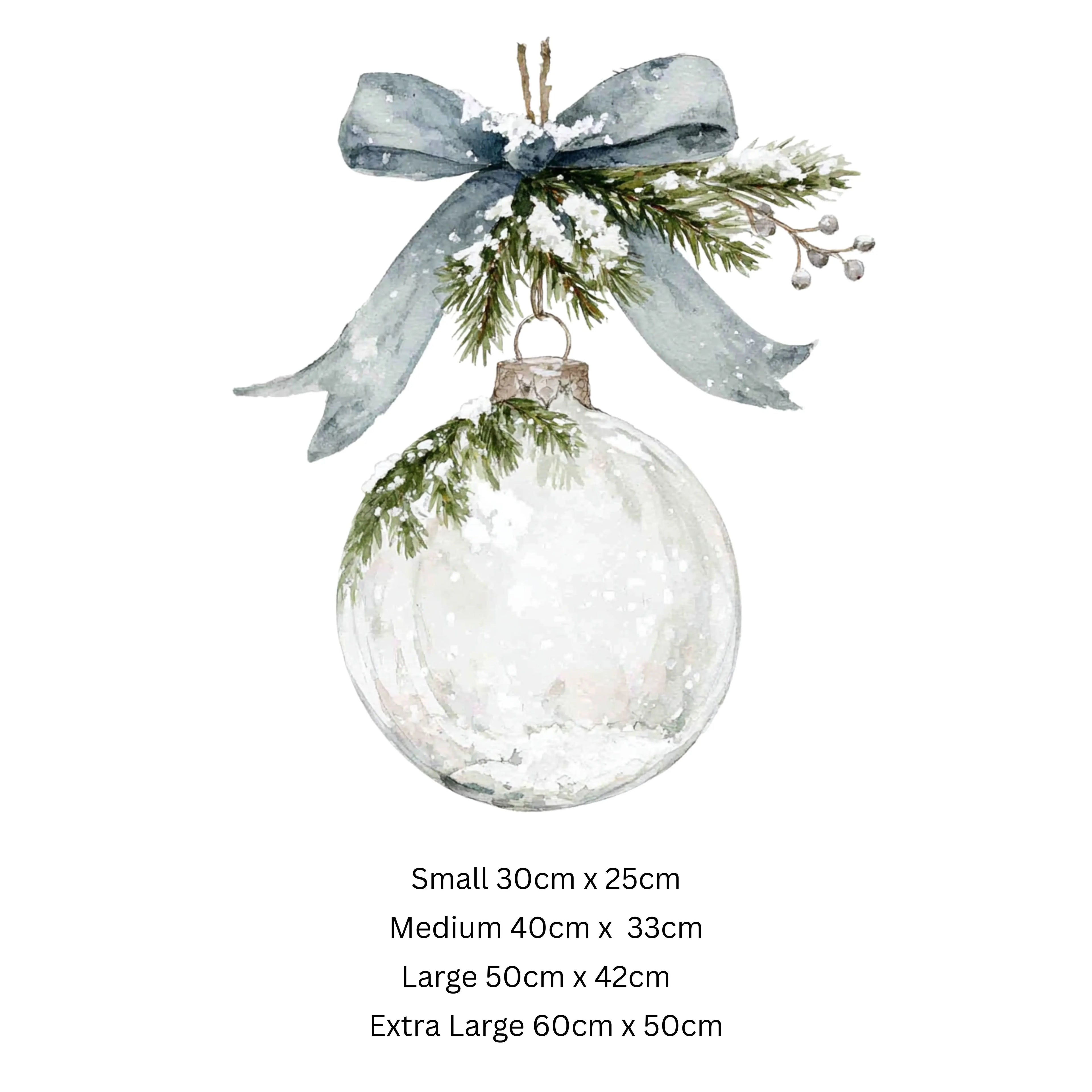 Double Sided Reusable Frosted Christmas Bauble Window Sticker Creative Windows