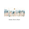 Double Sided Christmas Window Sticker, Winter Village Scene Creative Windows