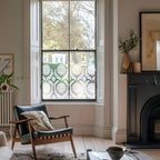 Gurro Frosted Privacy Window Film Border Creative Windows