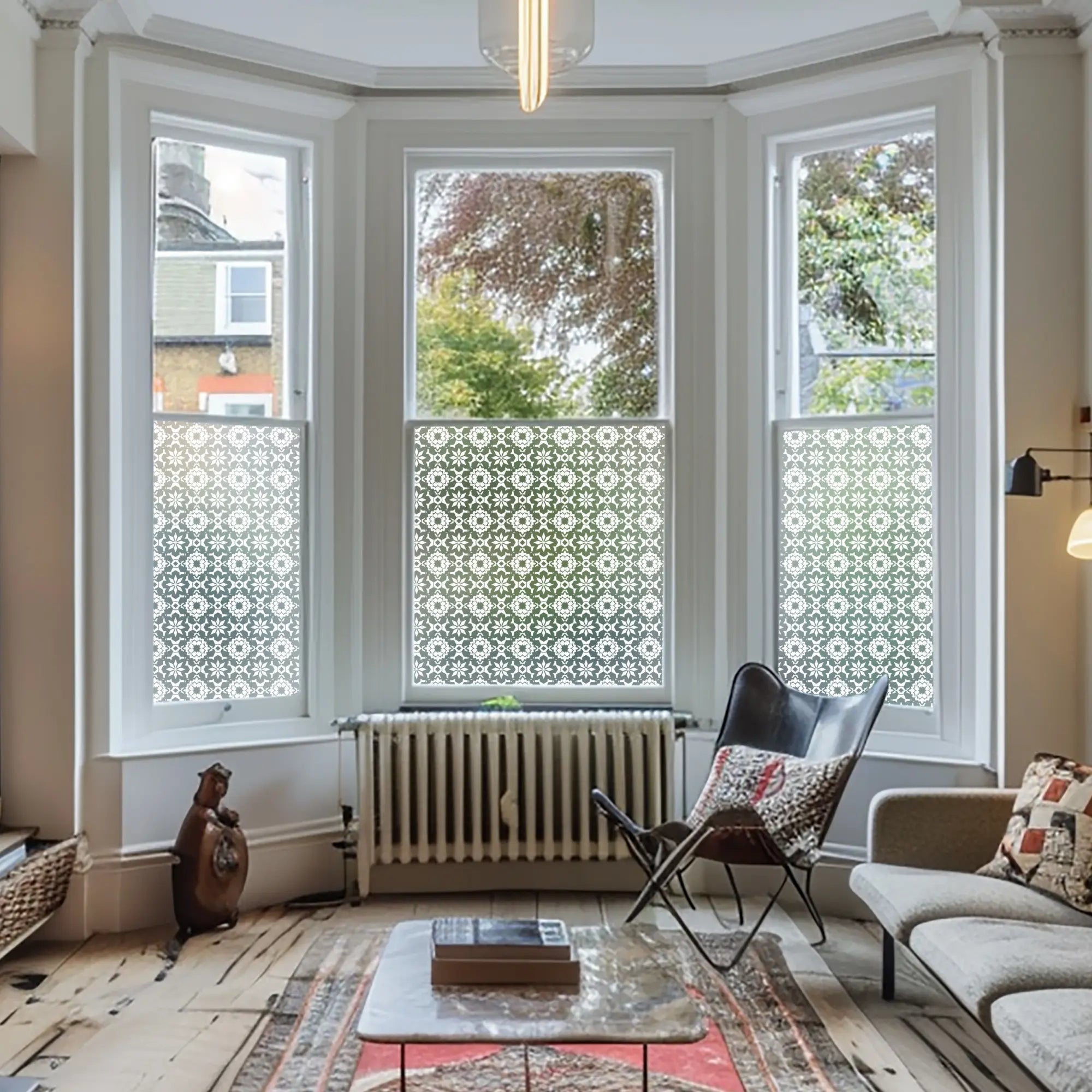 Alezio Frosted Privacy Patterned Window Film Creative Windows