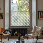 Acumuer Frosted Privacy Window Film Border Creative Windows