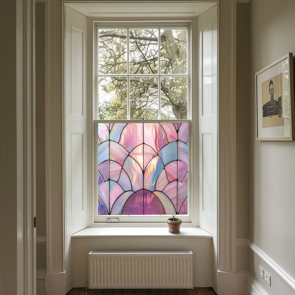 Nettuno Privacy Stained Glass Window Film: A Stylish Addition to Your Space Creative Windows