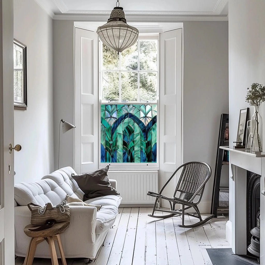 Zaragoza Art Deco Stained Glass Window Film Creative Windows