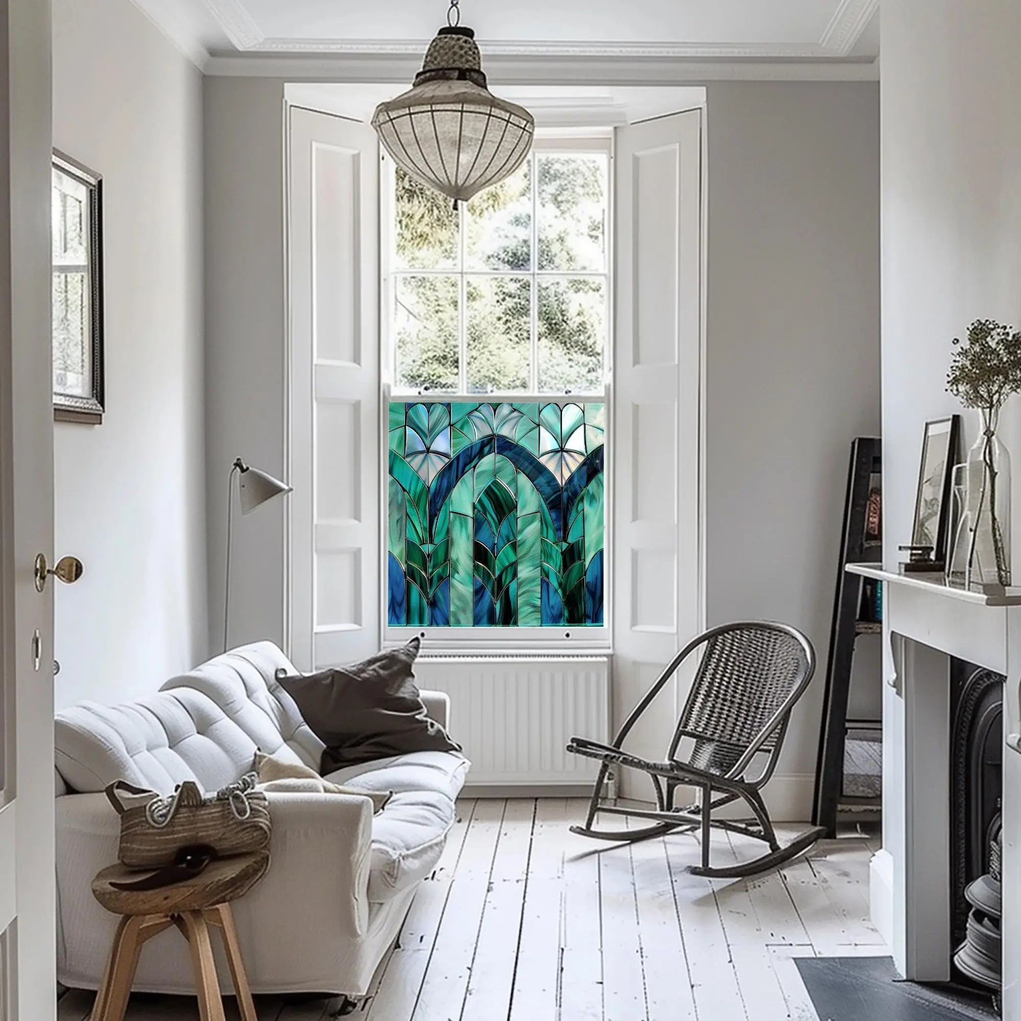 Zaragoza Art Deco Stained Glass Window Film Creative Windows
