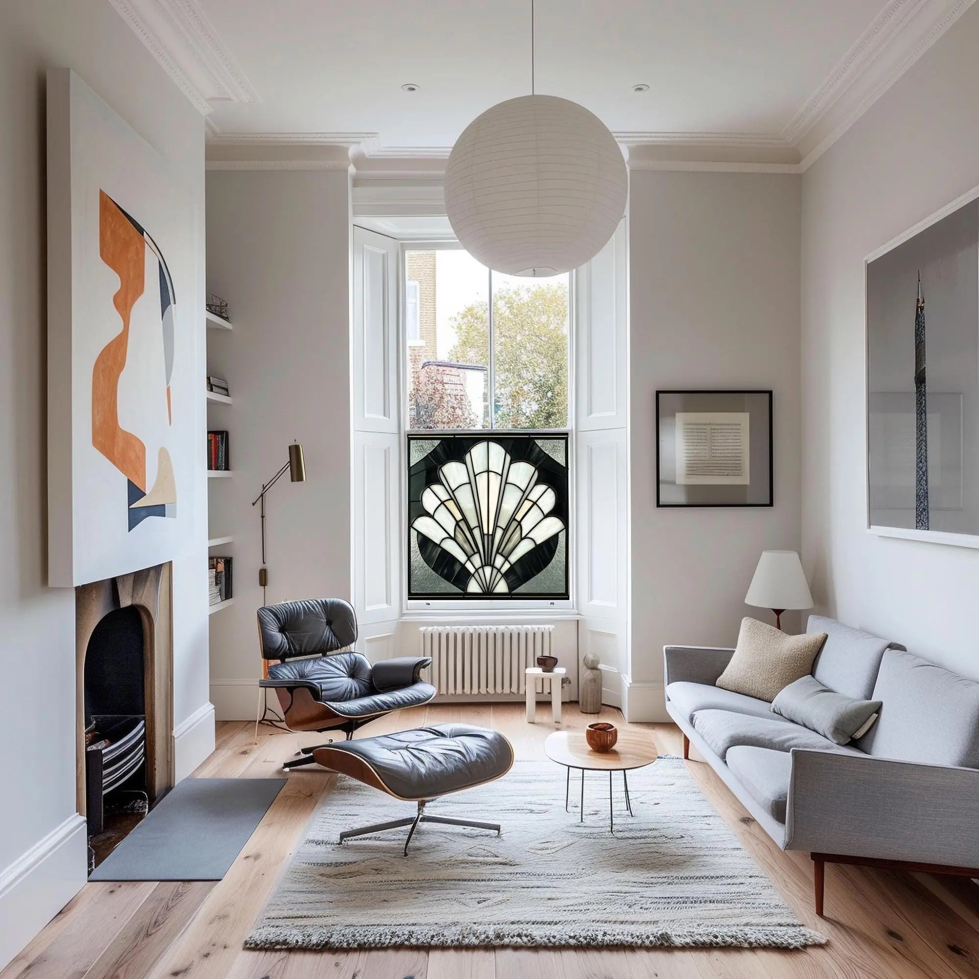 Loazzolo Art Deco Stained Glass Window Film Creative Windows