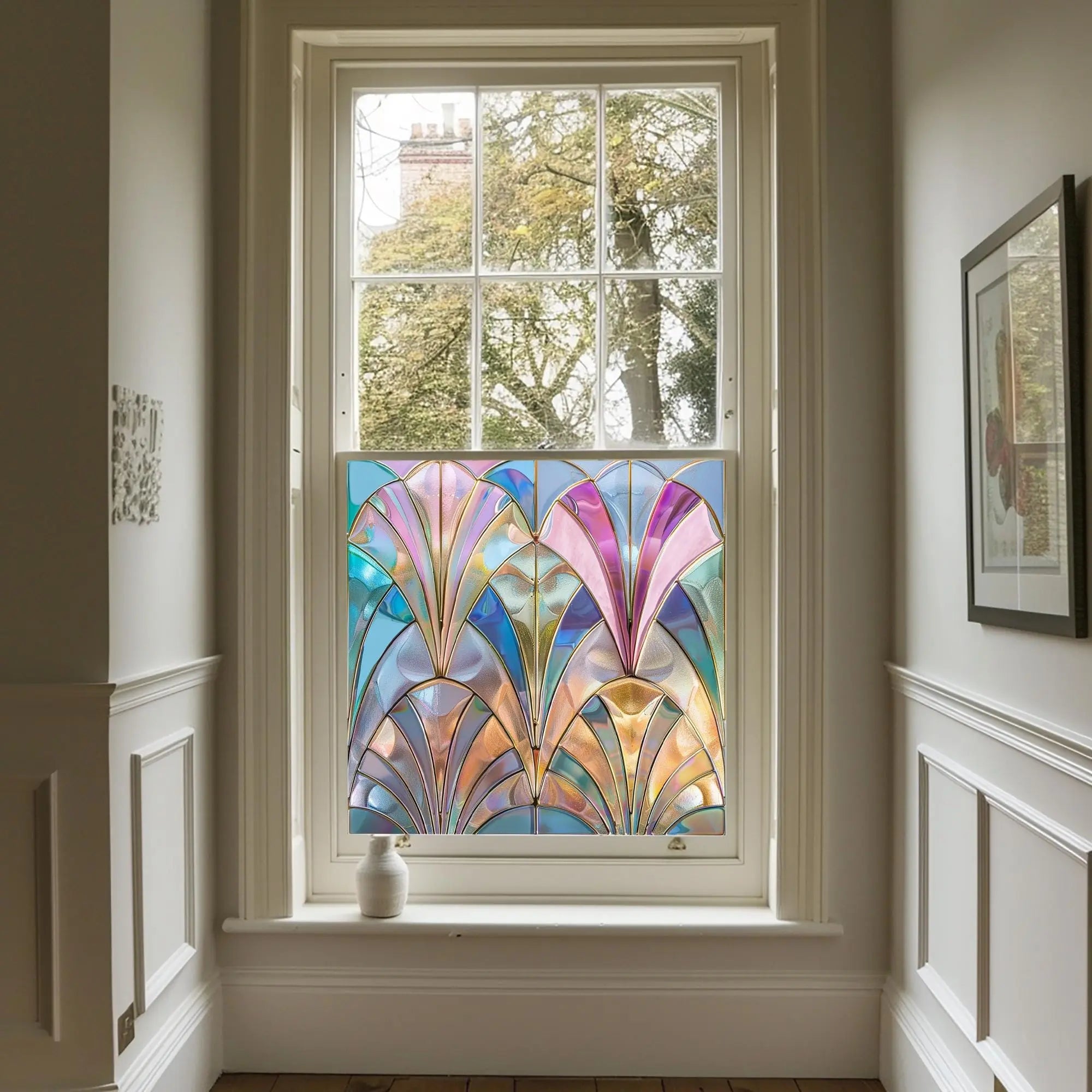 Nonio Stained Glass Privacy Window Film Creative Windows