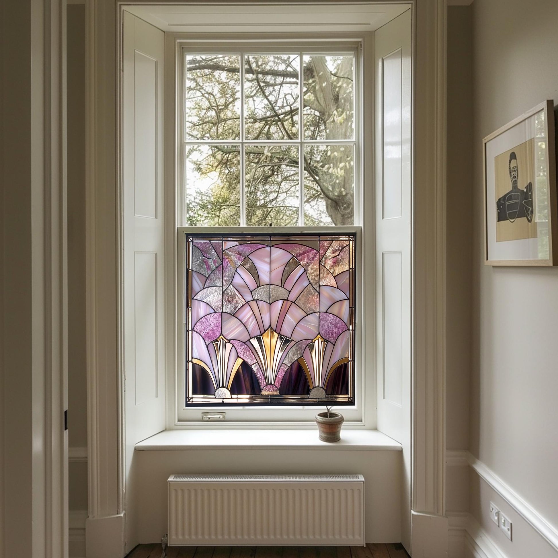 Window Film, Privacy Window Film, Art Deco Window Film, Kitchen Window Film, Window, Bathroom Window Film, Stained Glass Window Film Creative Windows