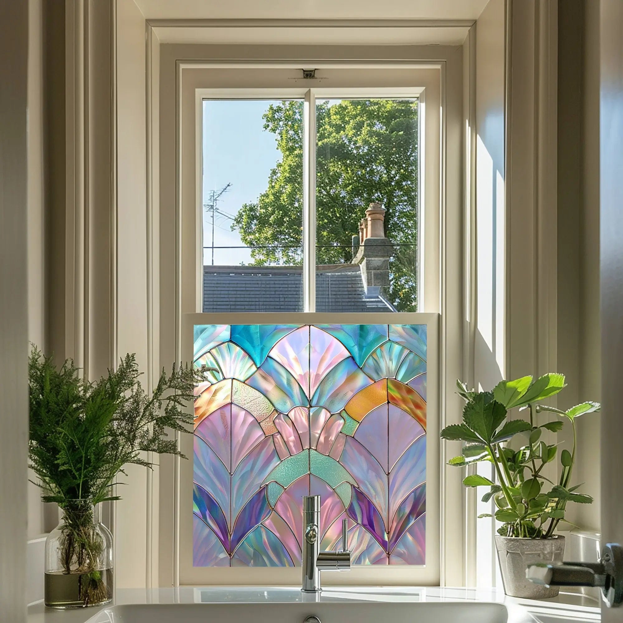 Putignano Art Deco Stained Glass Window Film Creative Windows