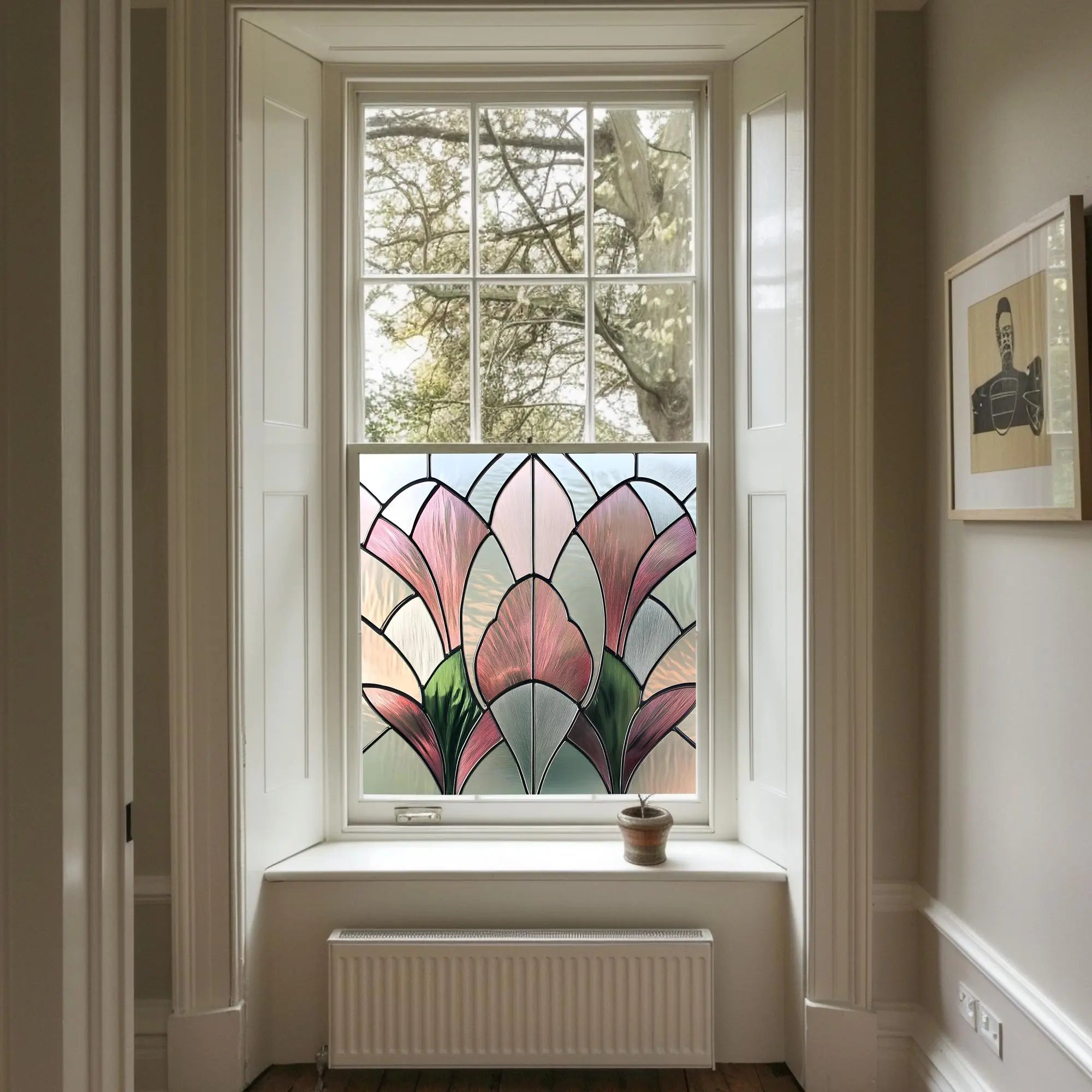Art Deco Window Film - Sulmona Stained Glass Privacy Window Film Creative Windows