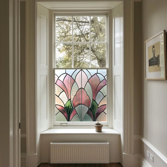 Art Deco Window Film - Sulmona Stained Glass Privacy Window Film Creative Windows
