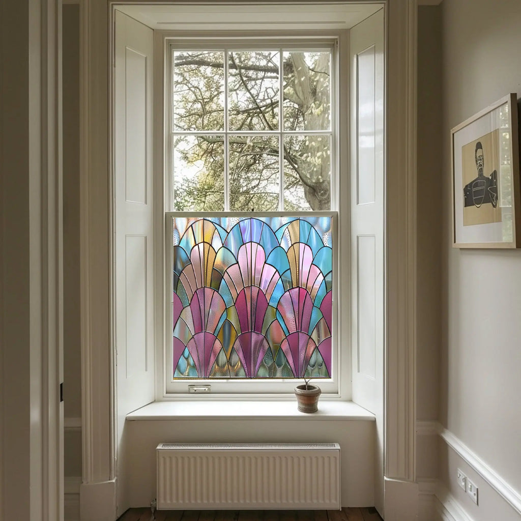 Zerfaliu Stained Glass Window Film Creative Windows