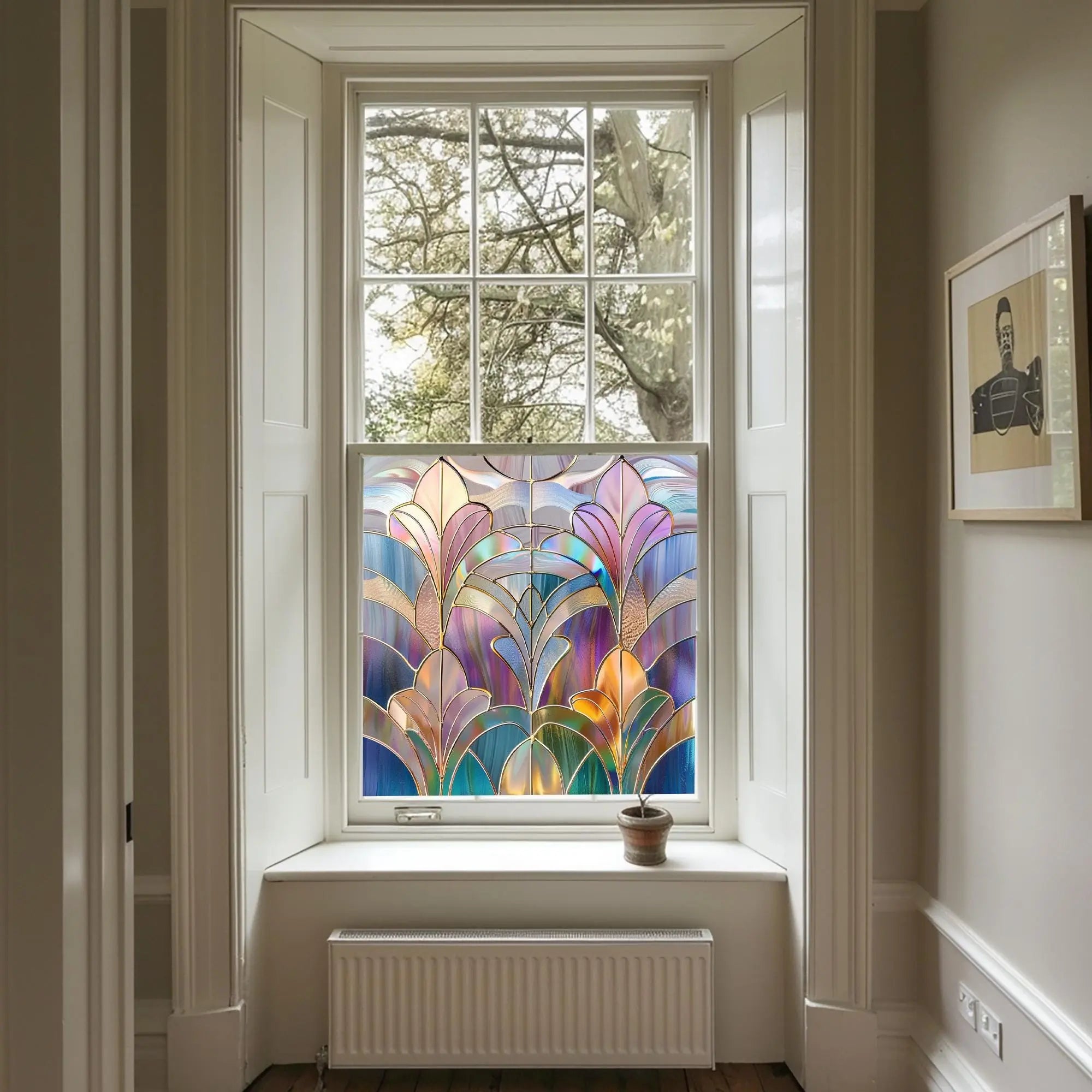 Leffe Stained Glass Window Film Creative Windows