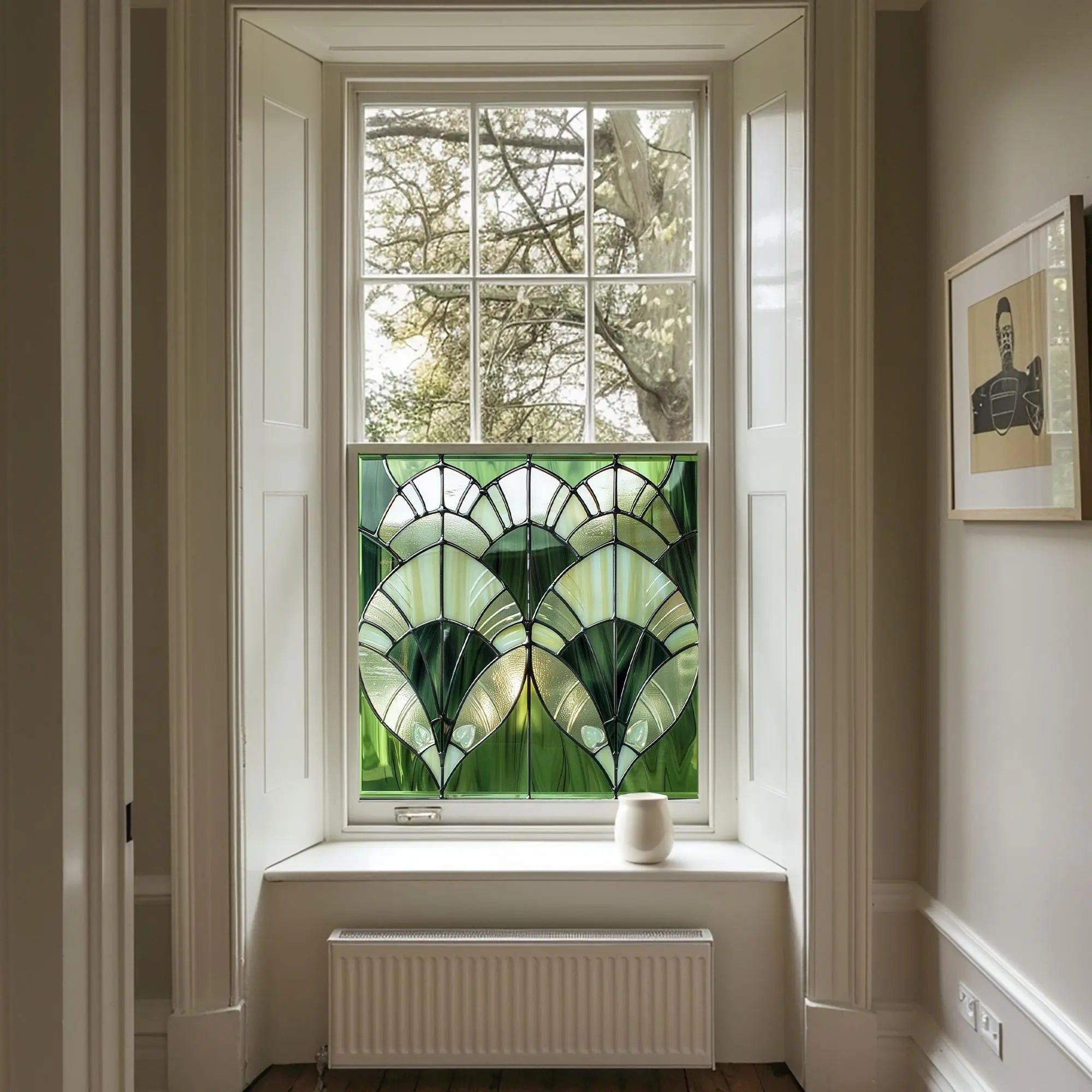 Azzate Privacy Stained Glass Window Film Creative Windows
