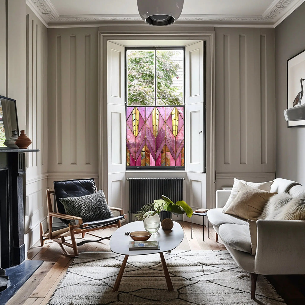 Vignolo Art Deco Stained Glass Window Film Creative Windows