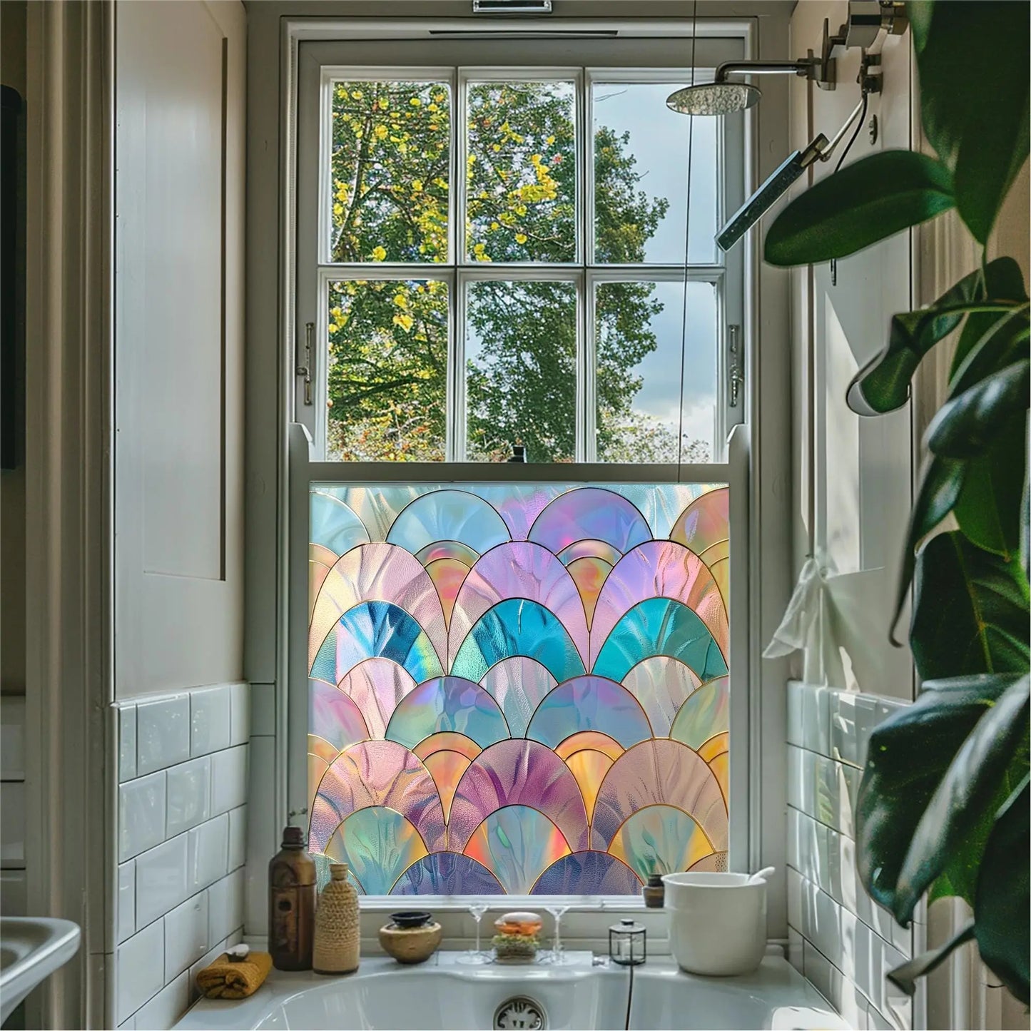 Arba Stained Glass Privacy Window Film Creative Windows