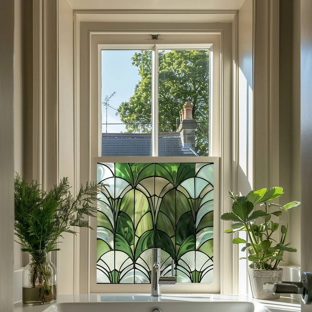Villaga Stained Glass Privacy Window Film Creative Windows