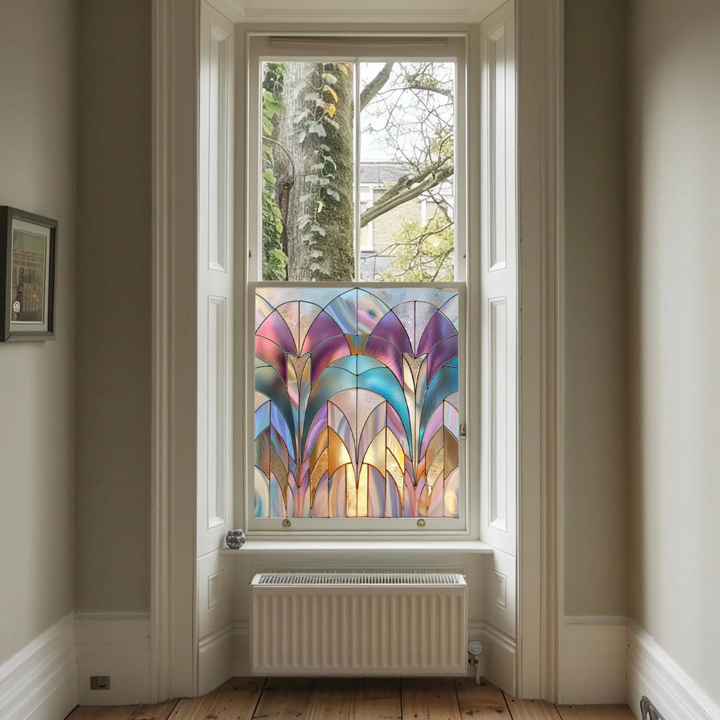 Lenta Stained Glass Privacy Window Film Creative Windows
