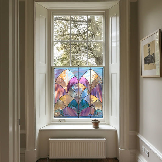 Art Deco Window Film, Privacy Window Film, Window Film, Decorative Window Film, Patterned Window Film, Coloured Window Film, Stained Glass Creative Windows