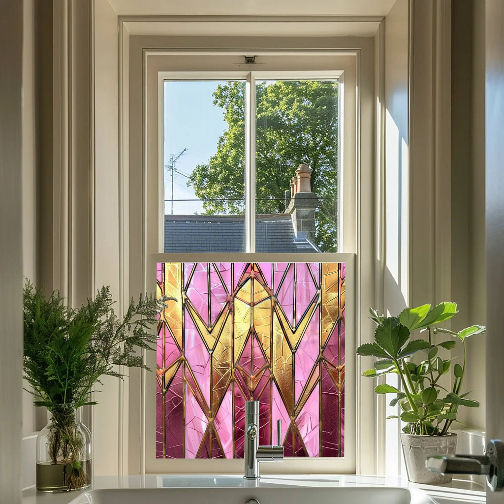 Palma Stained Glass Window Film For Privacy Creative Windows