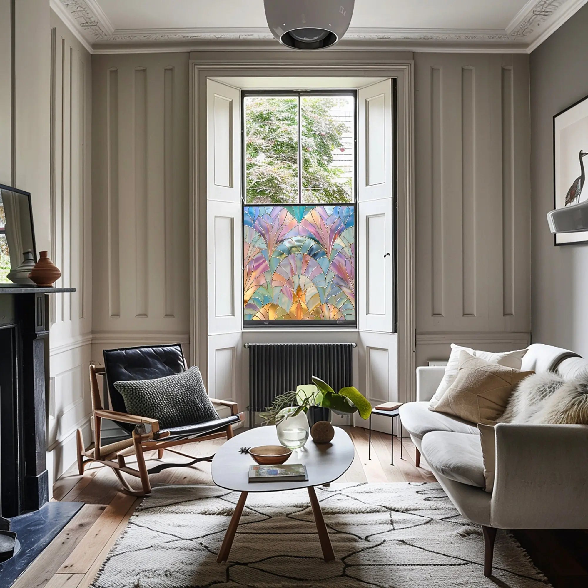 Ussana Stained Glass Window Film Creative Windows