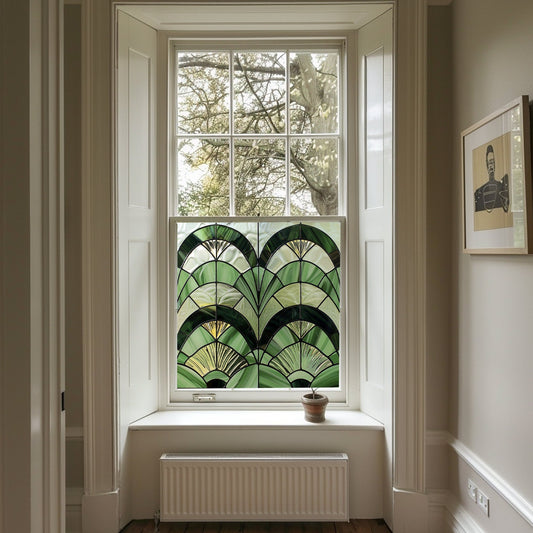 Art Deco Window Film, Privacy Window Film, Window Film, Decorative Window Film, Patterned Window Film, Coloured Window Film, Stained Glass Creative Windows