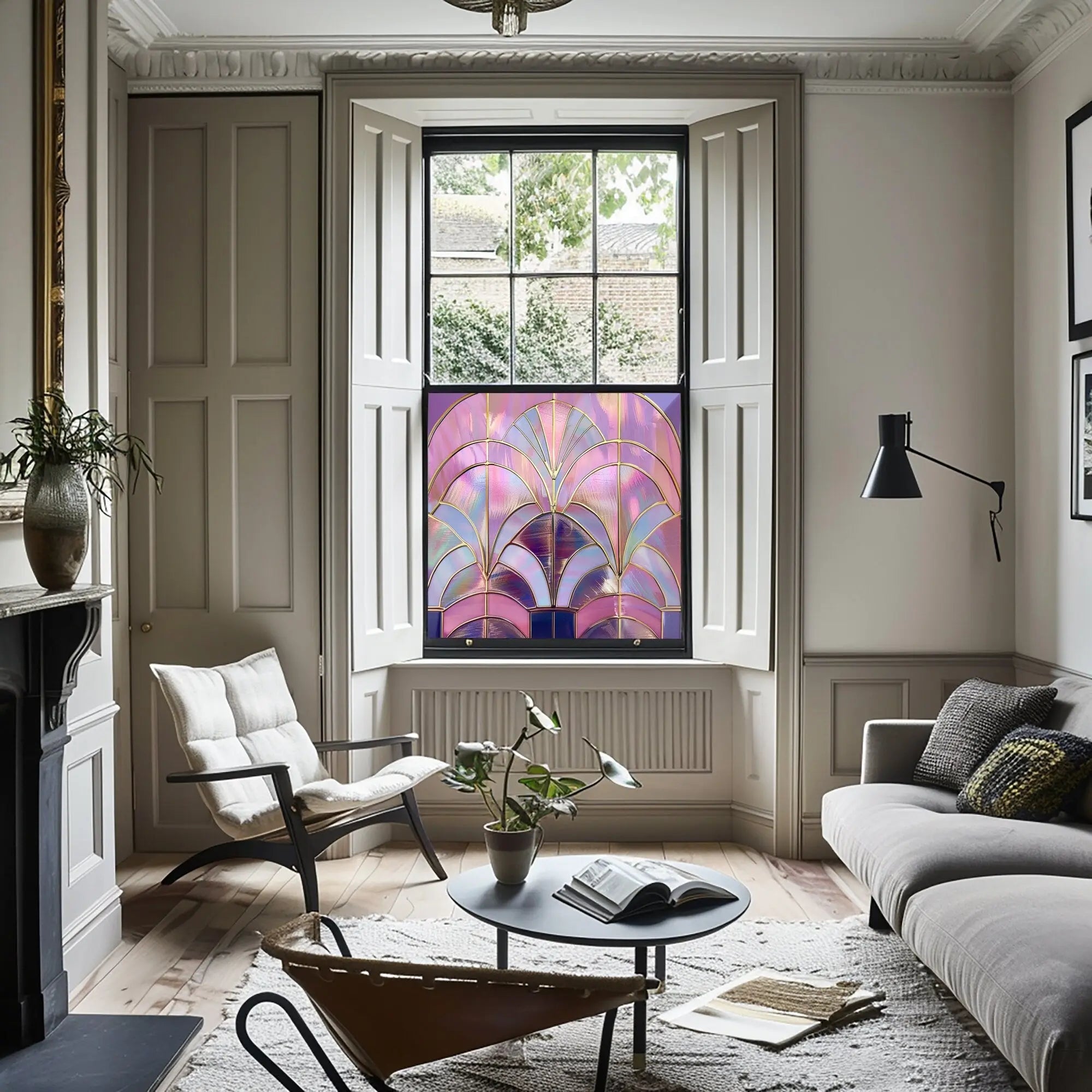 Veggiano Stained Glass Privacy Window Film Creative Windows