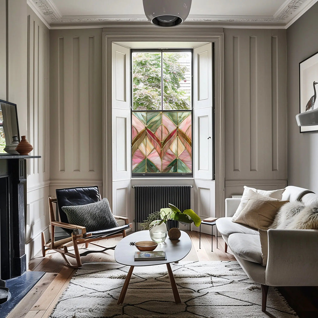 Loceri Privacy Stained Glass Window Film Creative Windows