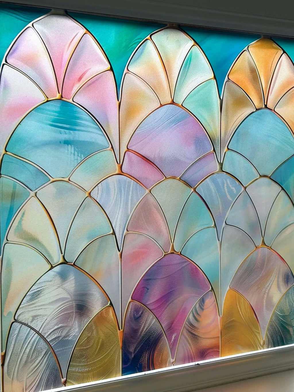 Tolfa Privacy Stained Glass Window Film Creative Windows