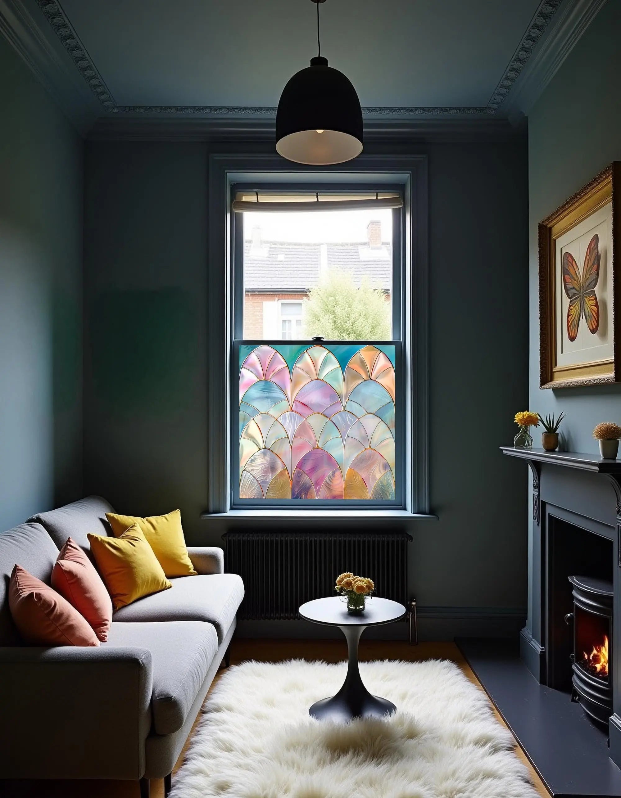 Tolfa Privacy Stained Glass Window Film Creative Windows