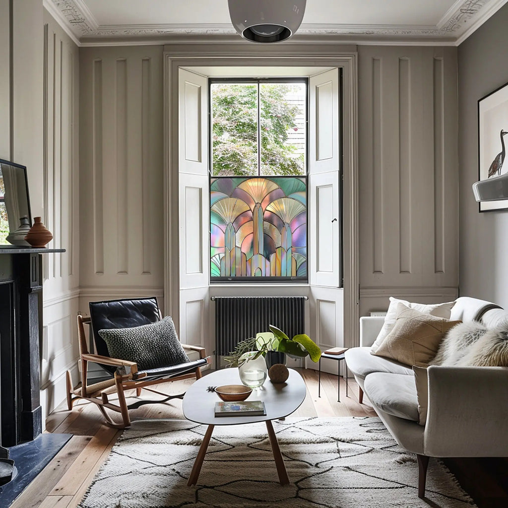 Viggianello Art Deco Window Film, Privacy Window Film Creative Windows