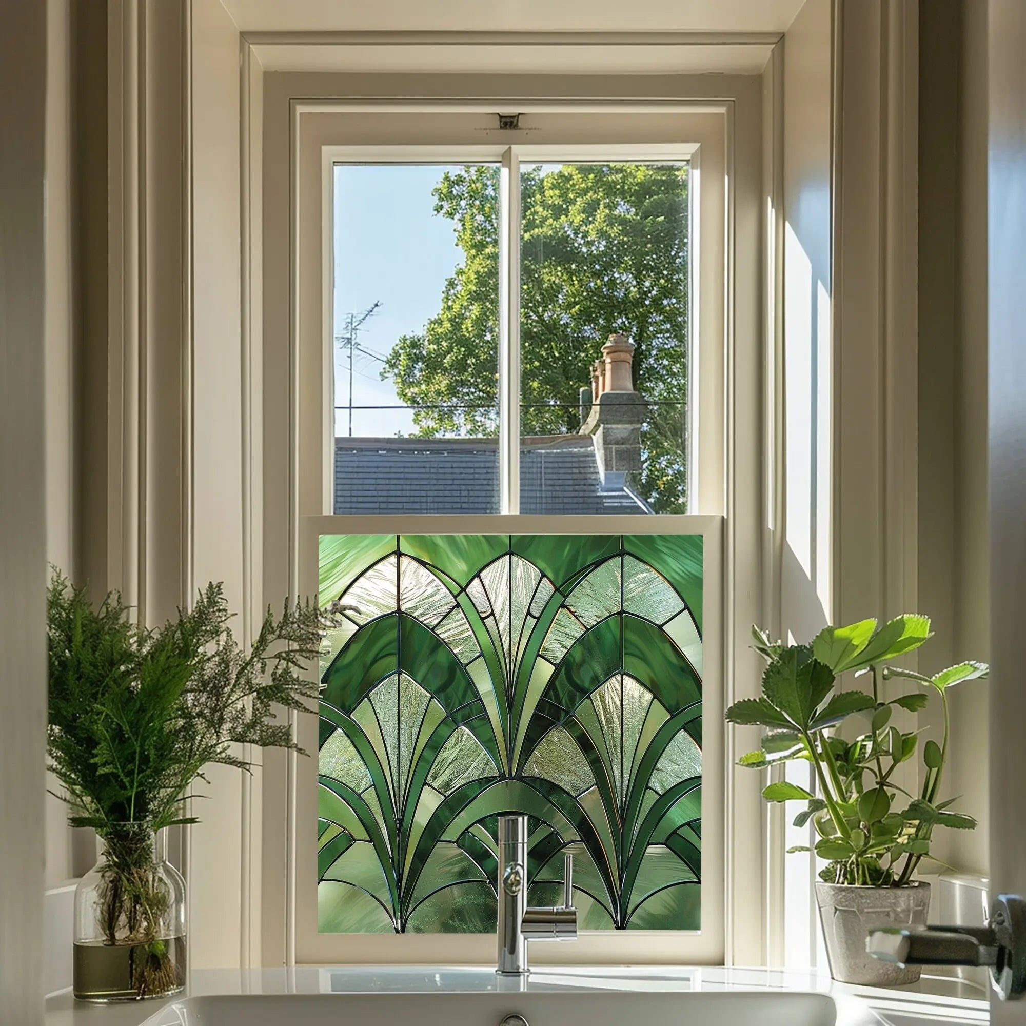 Trapani Privacy Stained Glass Window Film Creative Windows