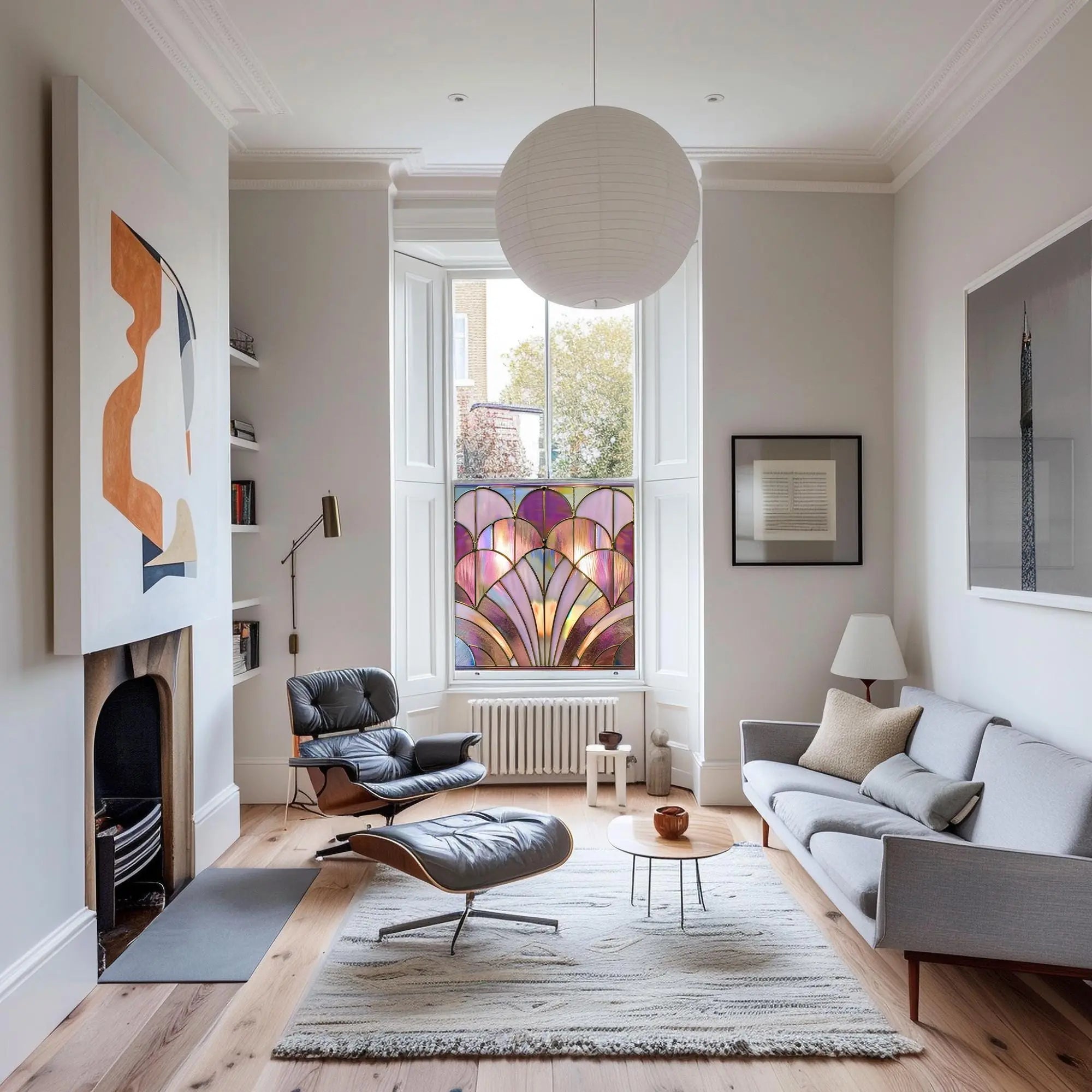 Lizzano Privacy Stained Glass Window Film Creative Windows