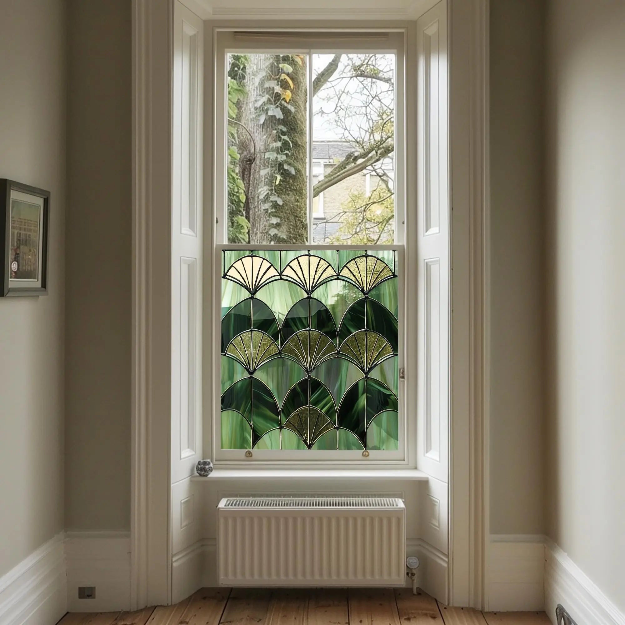 Rogeno Art Deco Privacy Window Film Creative Windows