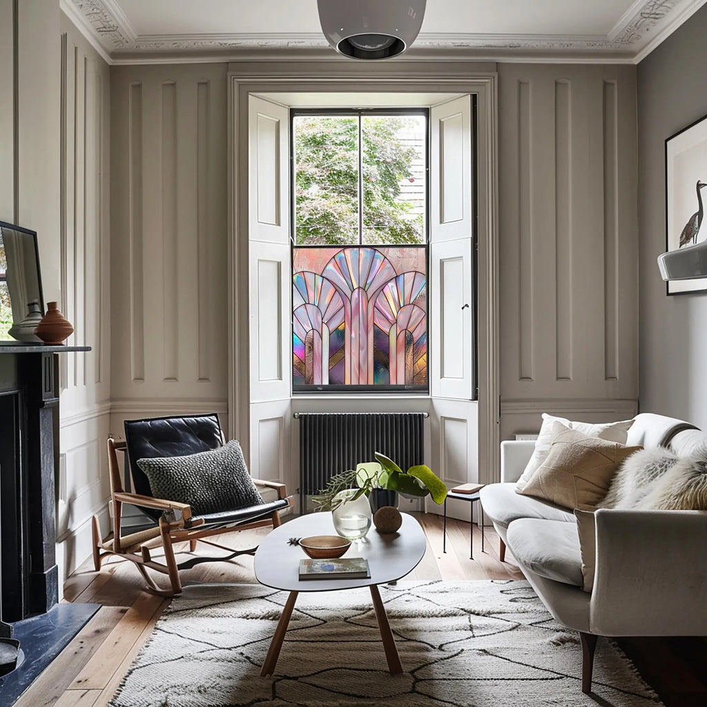 Rio Art Deco Window Film For Glass Creative Windows