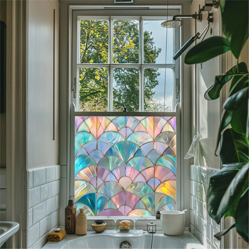 Abetone Stained Glass Privacy Window Film Creative Windows
