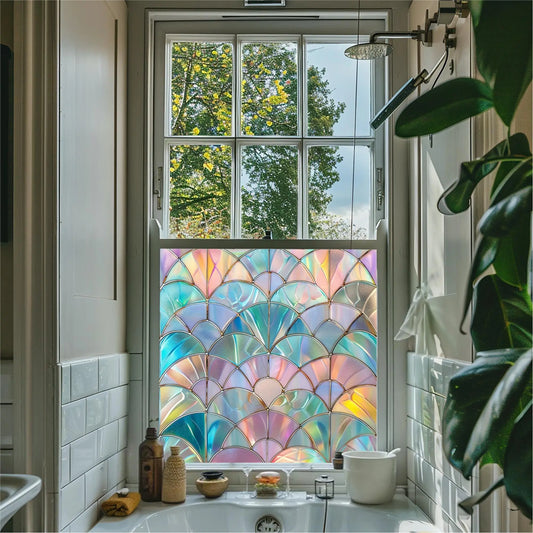 Abetone Stained Glass Privacy Window Film Creative Windows