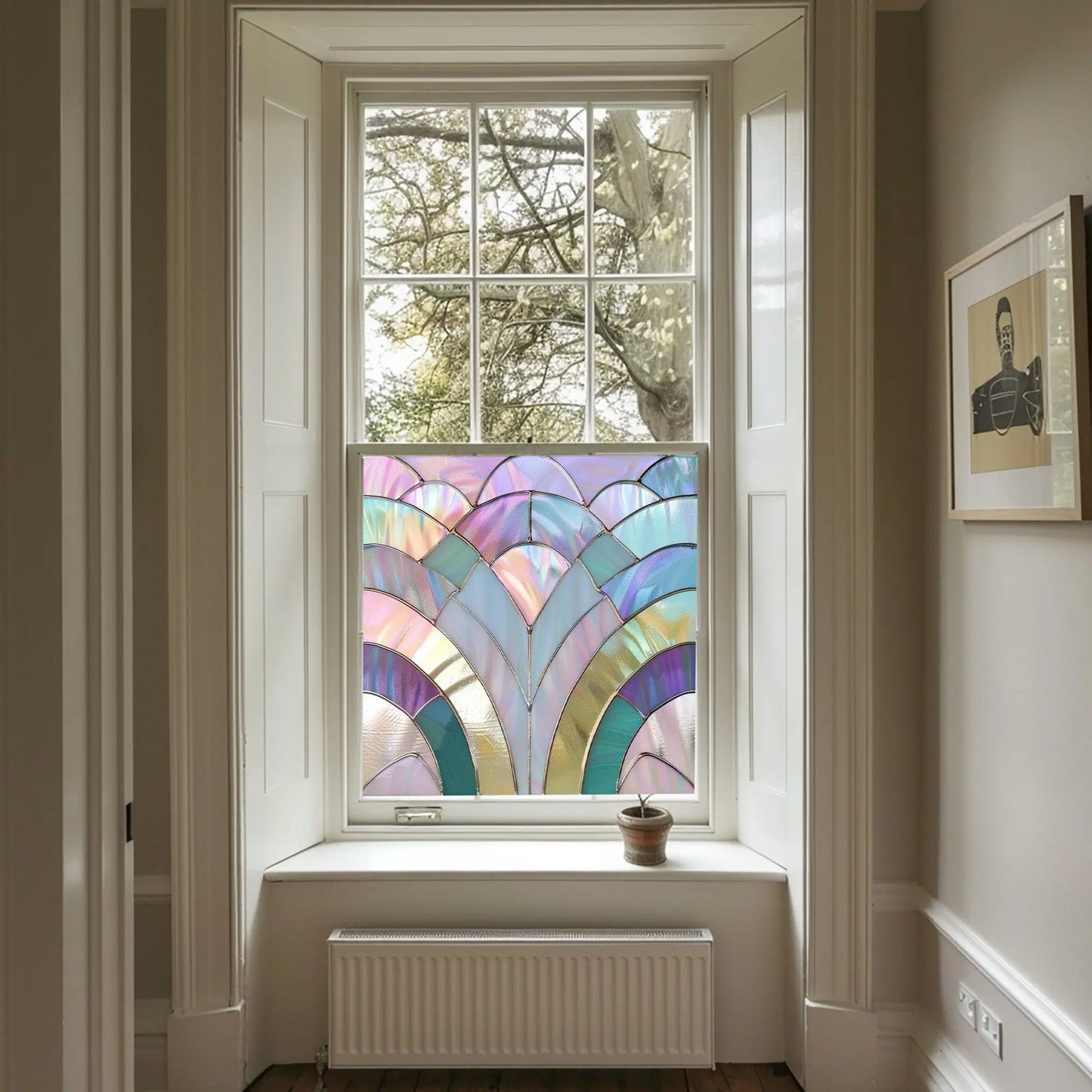 Nosate Stained Glass Privacy Window Film Creative Windows