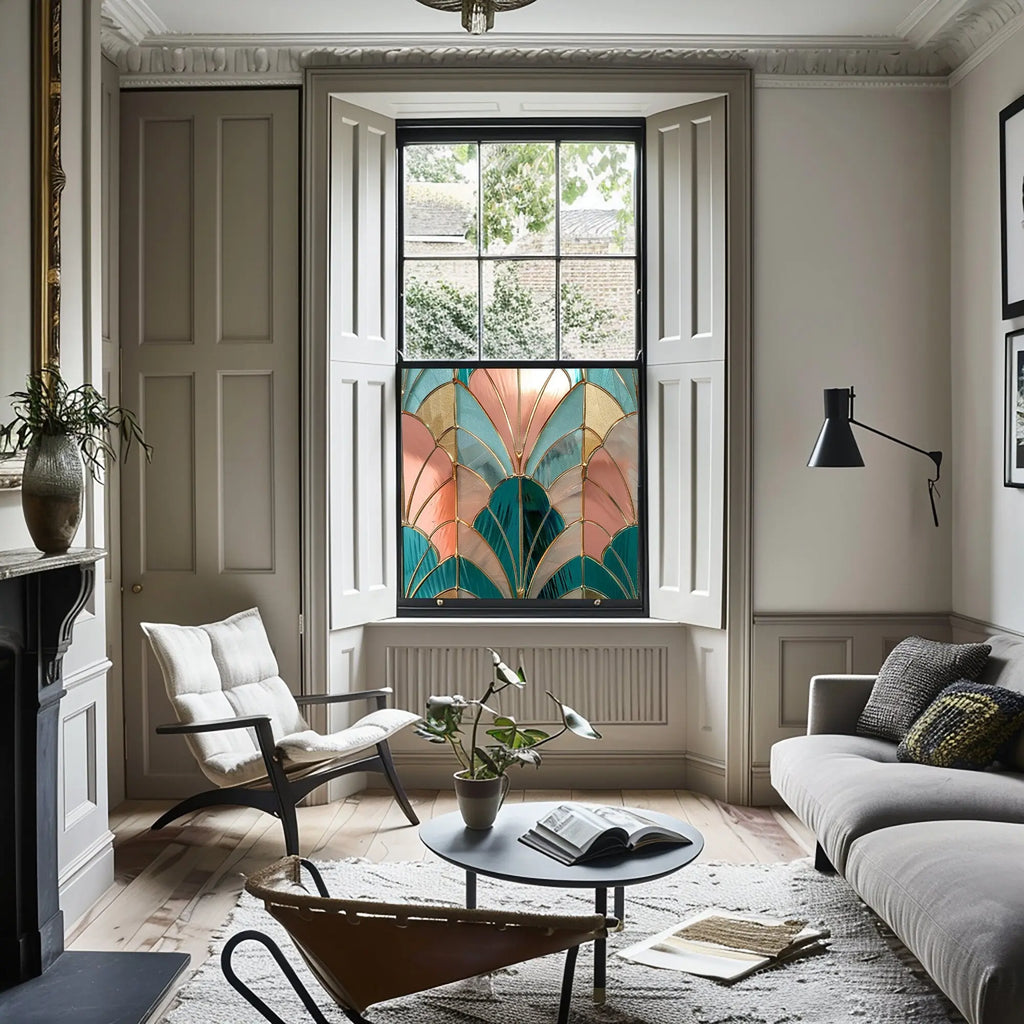 Veglie Stained Glass Privacy Window Film Creative Windows