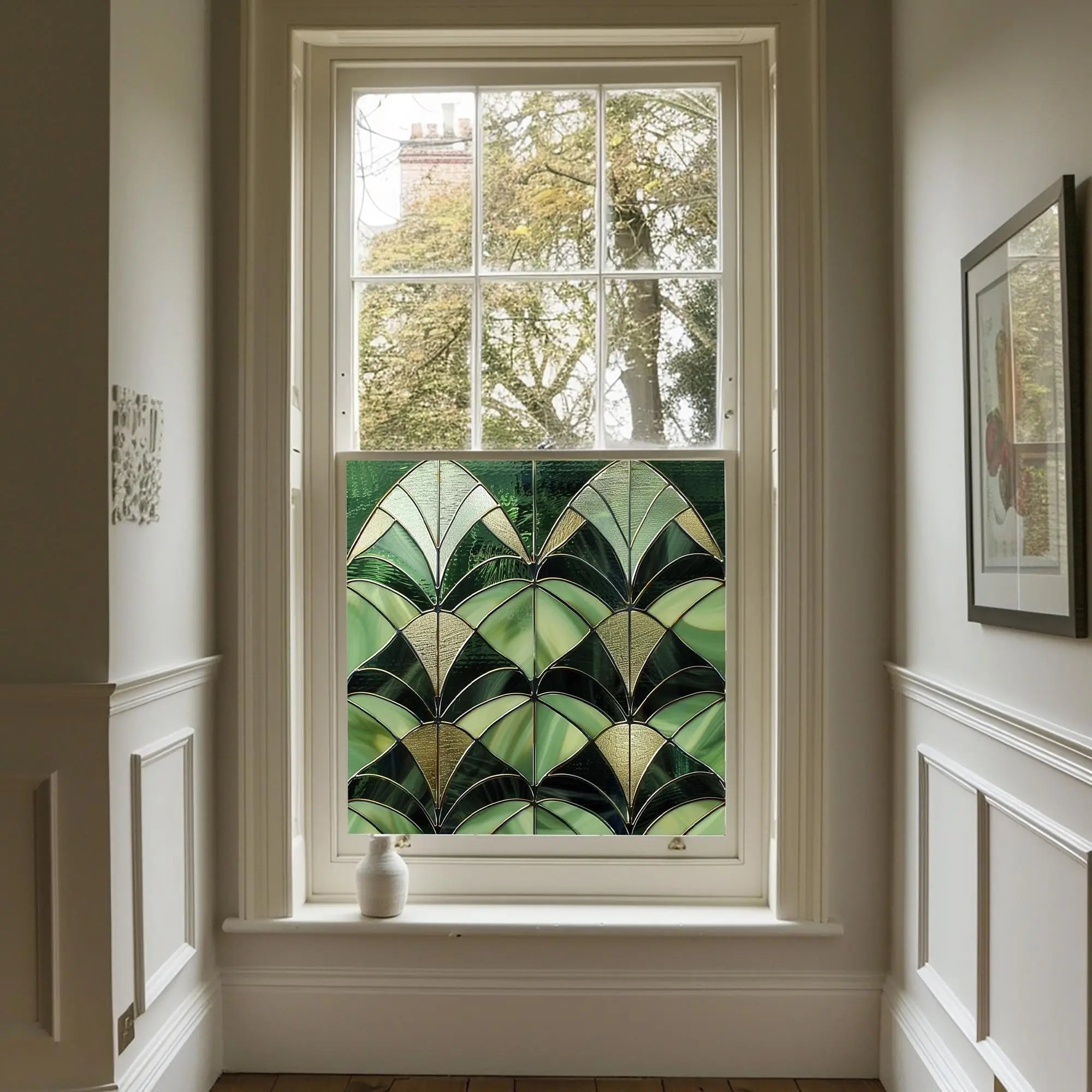 Tineo Art Deco Window Film For Privacy Creative Windows