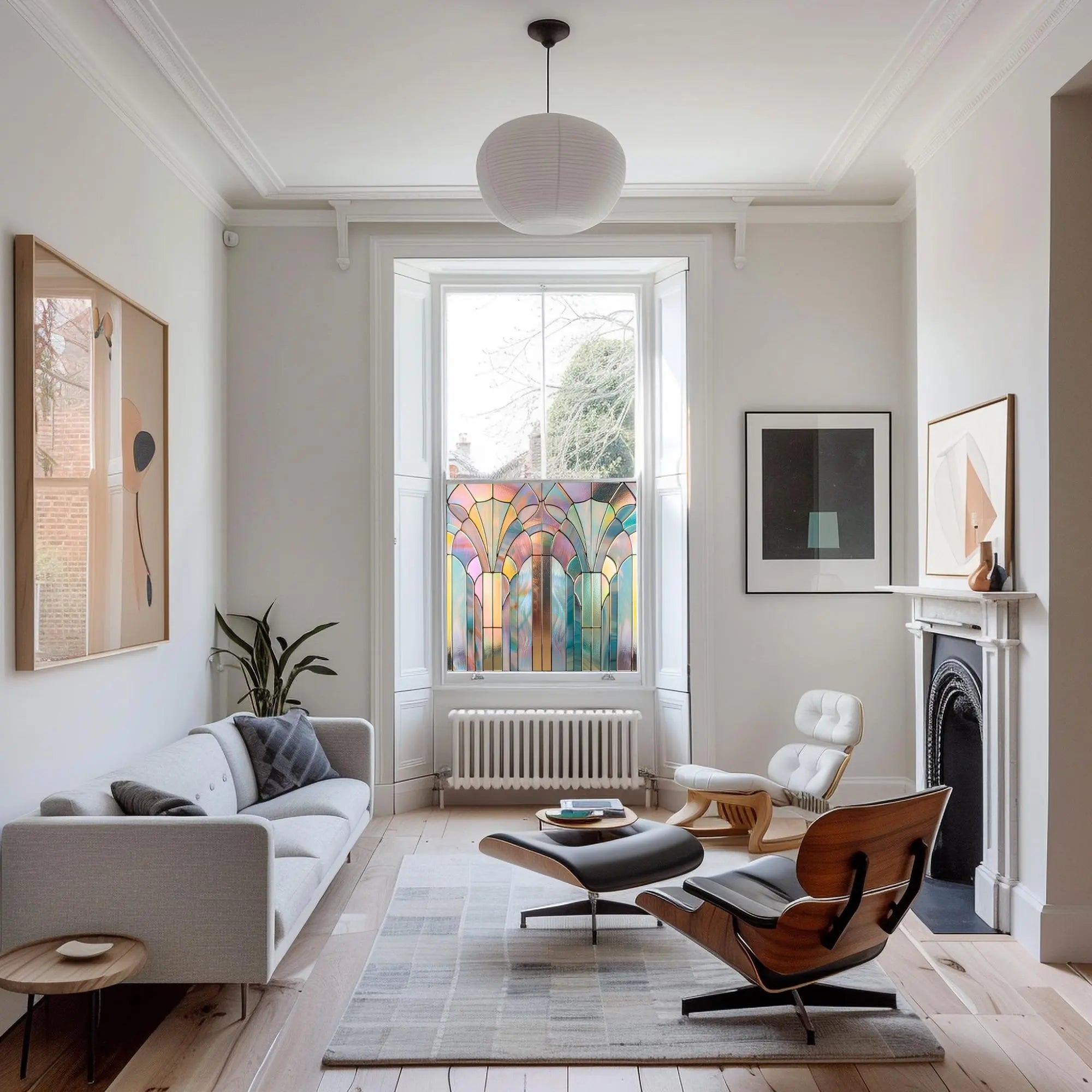 Trani Stained Glass Privacy Window Film Creative Windows