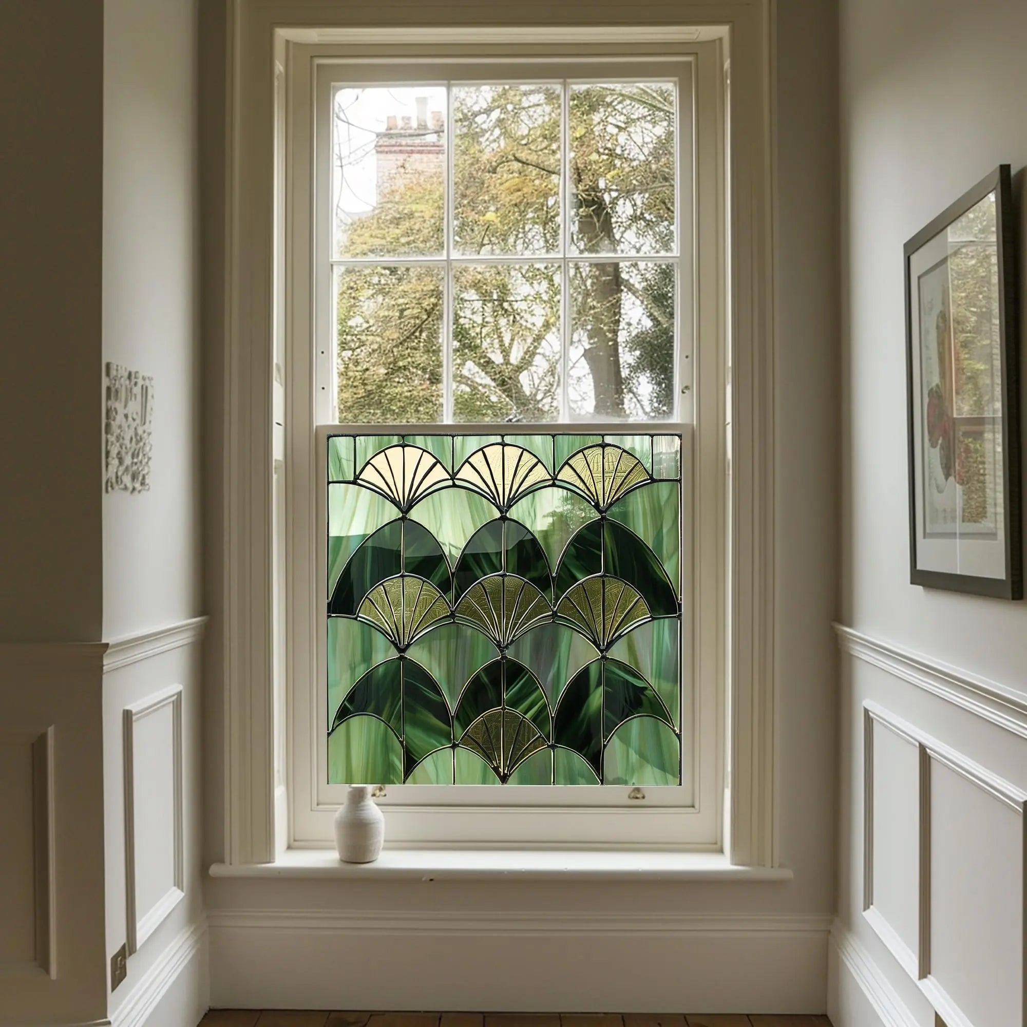 Rogeno Art Deco Privacy Window Film Creative Windows