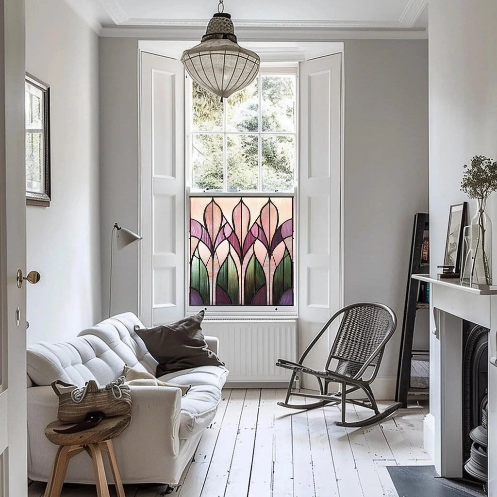 Jerzu Privacy Stained Glass Window Film Creative Windows