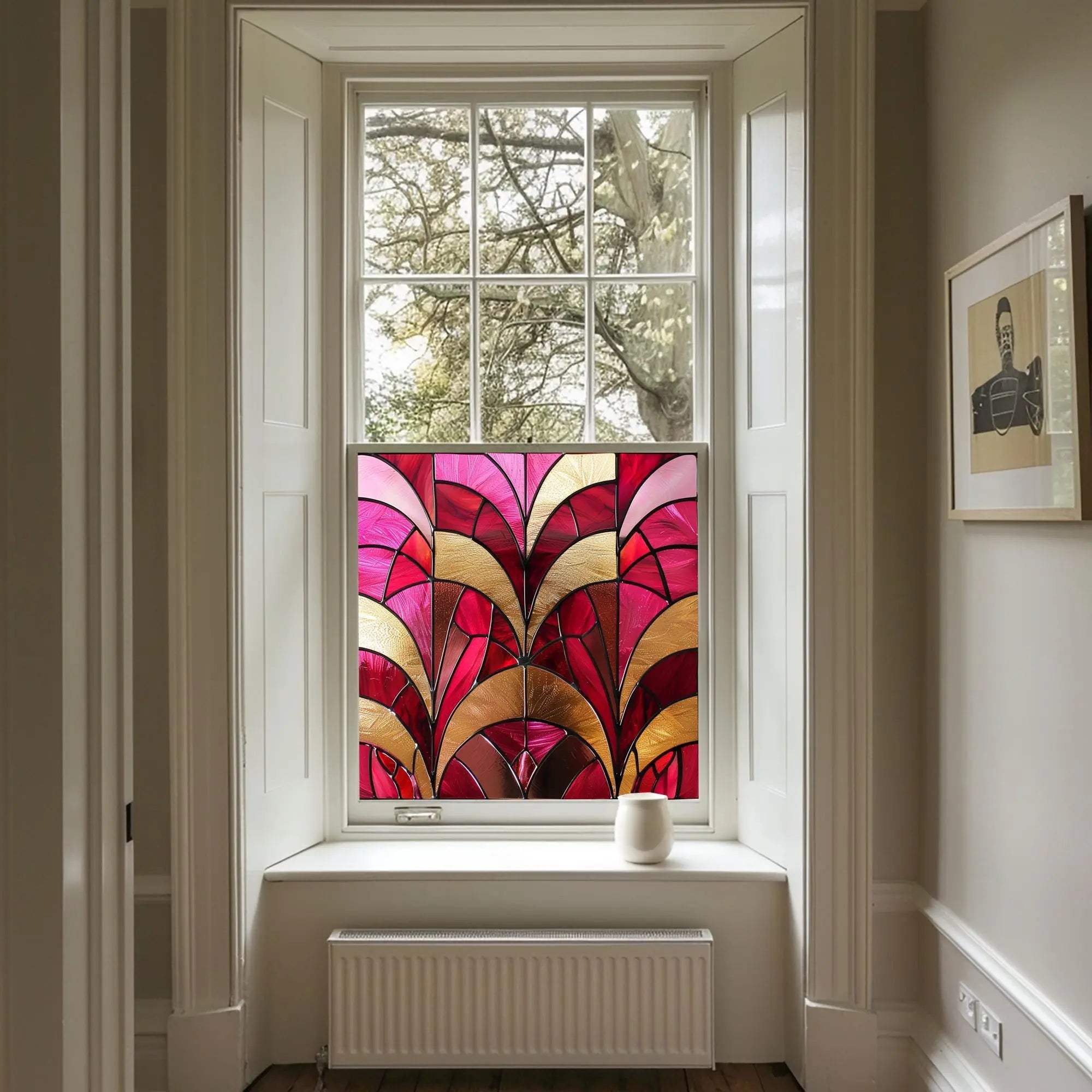 Novello Stained Glass Privacy Window Film Creative Windows