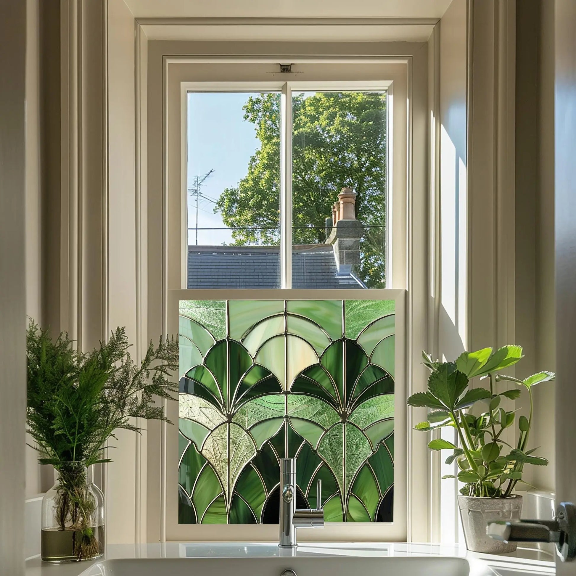 Sedrina Stained Glass Privacy Window Film Creative Windows
