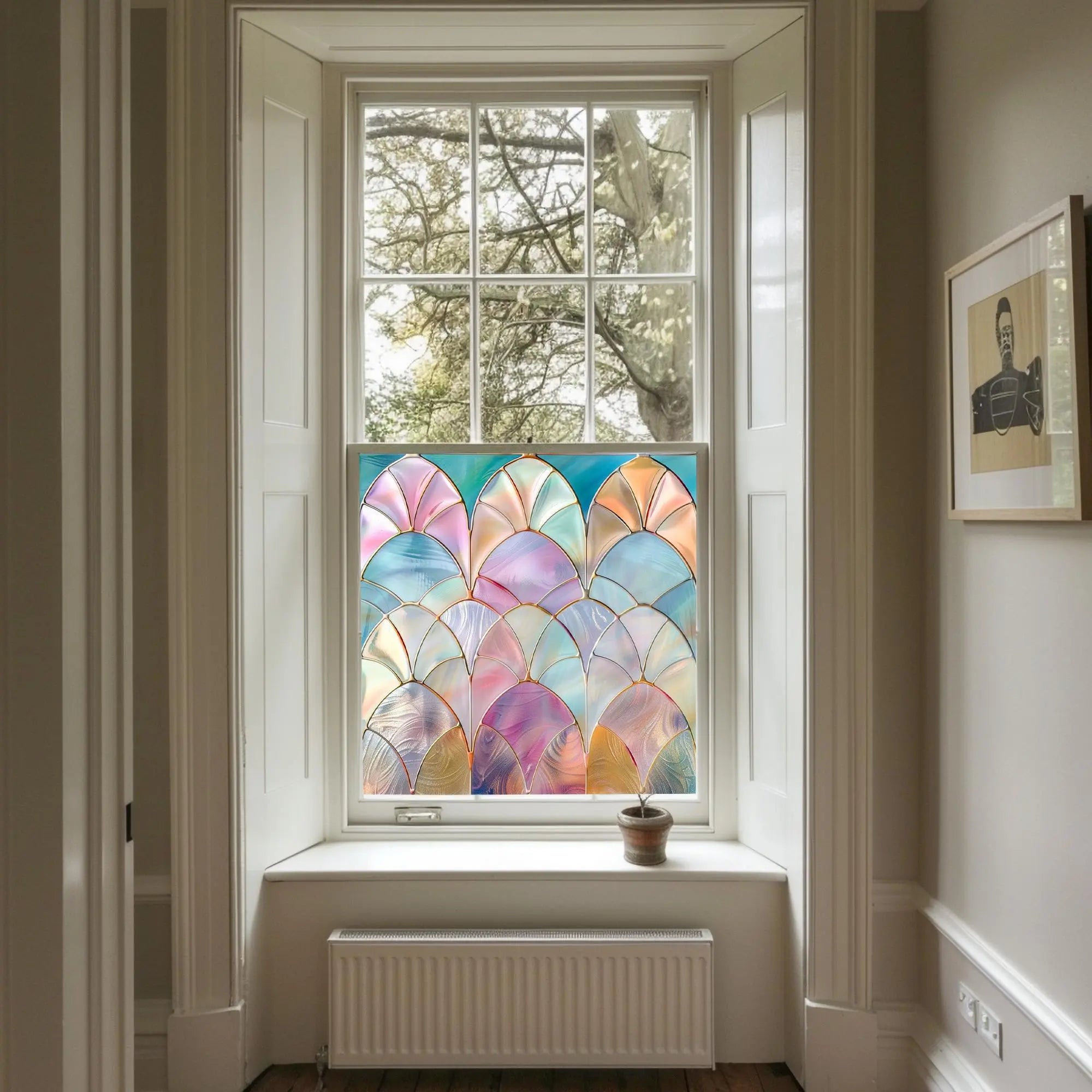 Tolfa Privacy Stained Glass Window Film Creative Windows