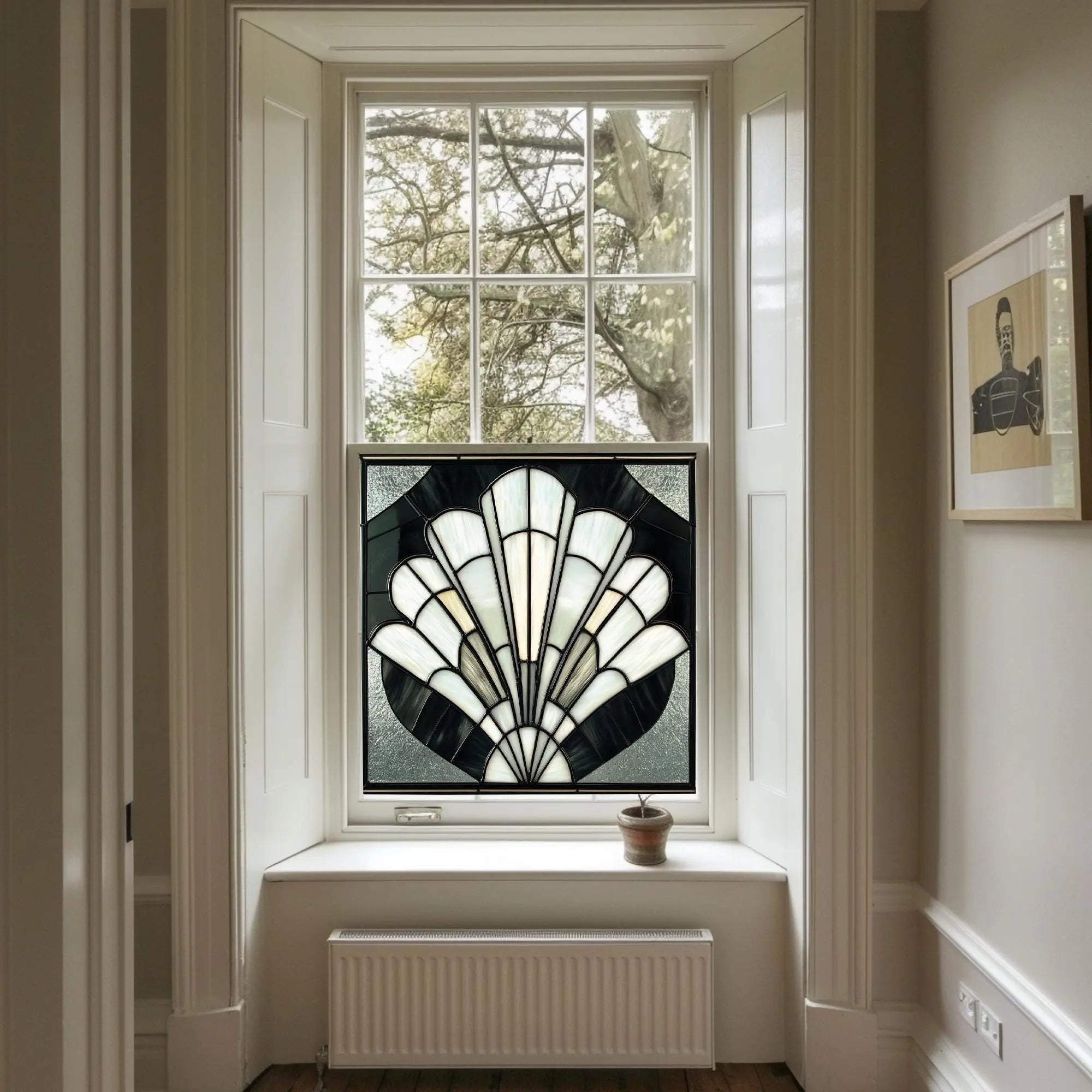 Loazzolo Art Deco Stained Glass Window Film Creative Windows