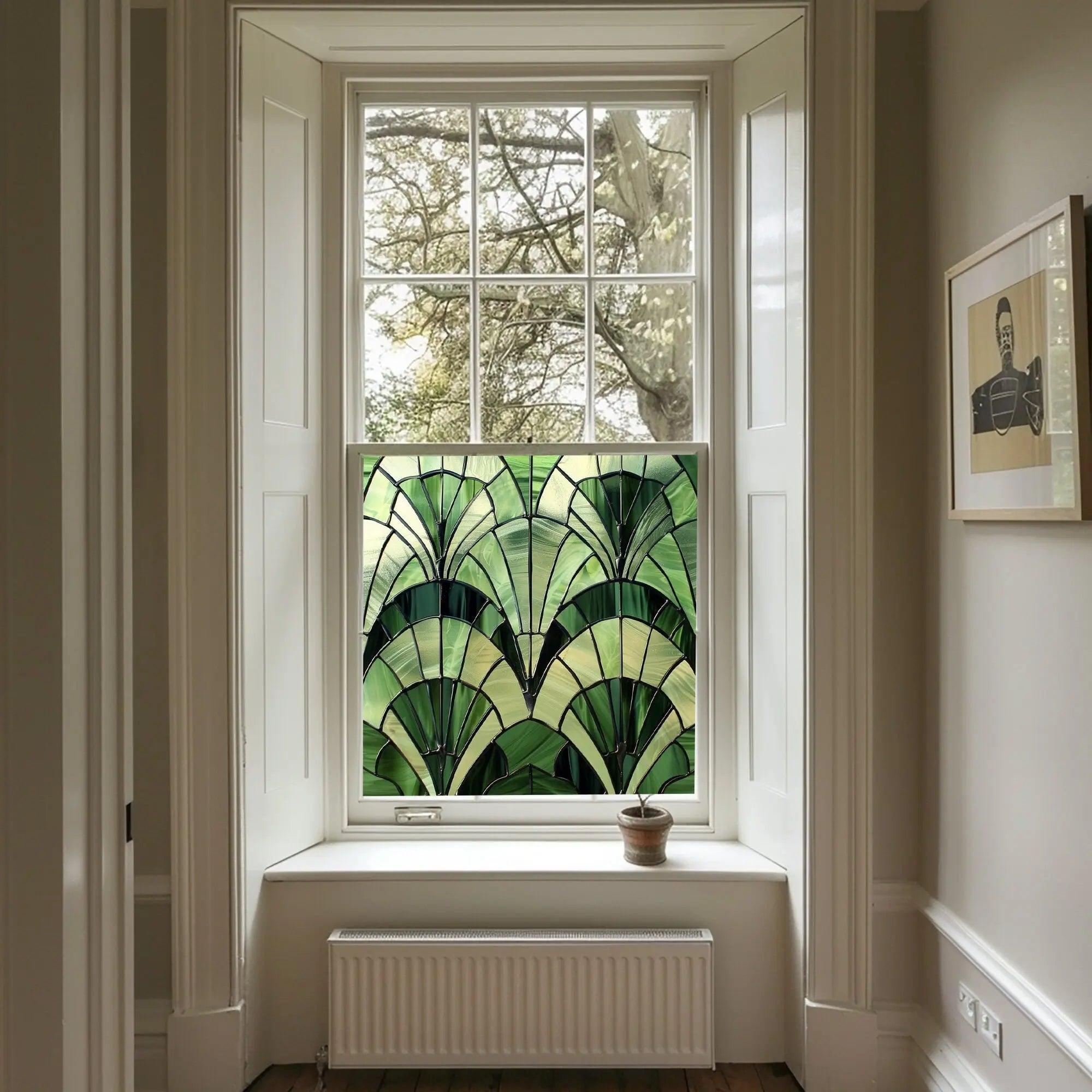 Casorzo Privacy Stained Glass Window Film Creative Windows